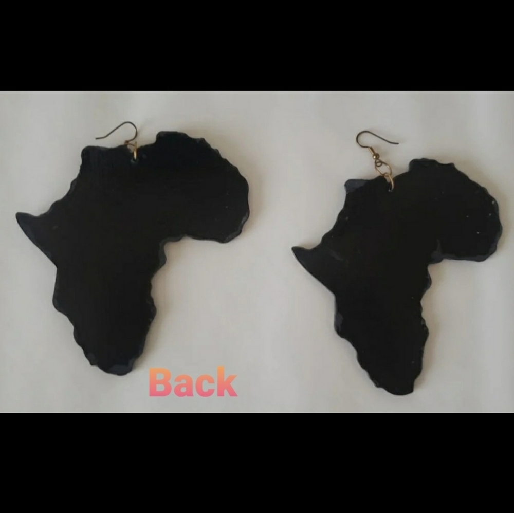 AFRICA EARRINGS - Picture 3 of 3